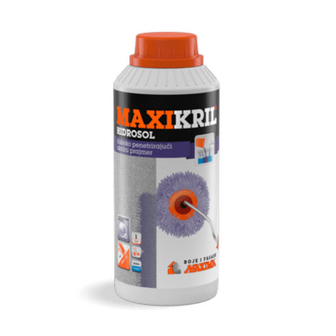 Specijalni akrilni dubinski premaz 1L MAXIKRIL Hidrosol MAXIMA